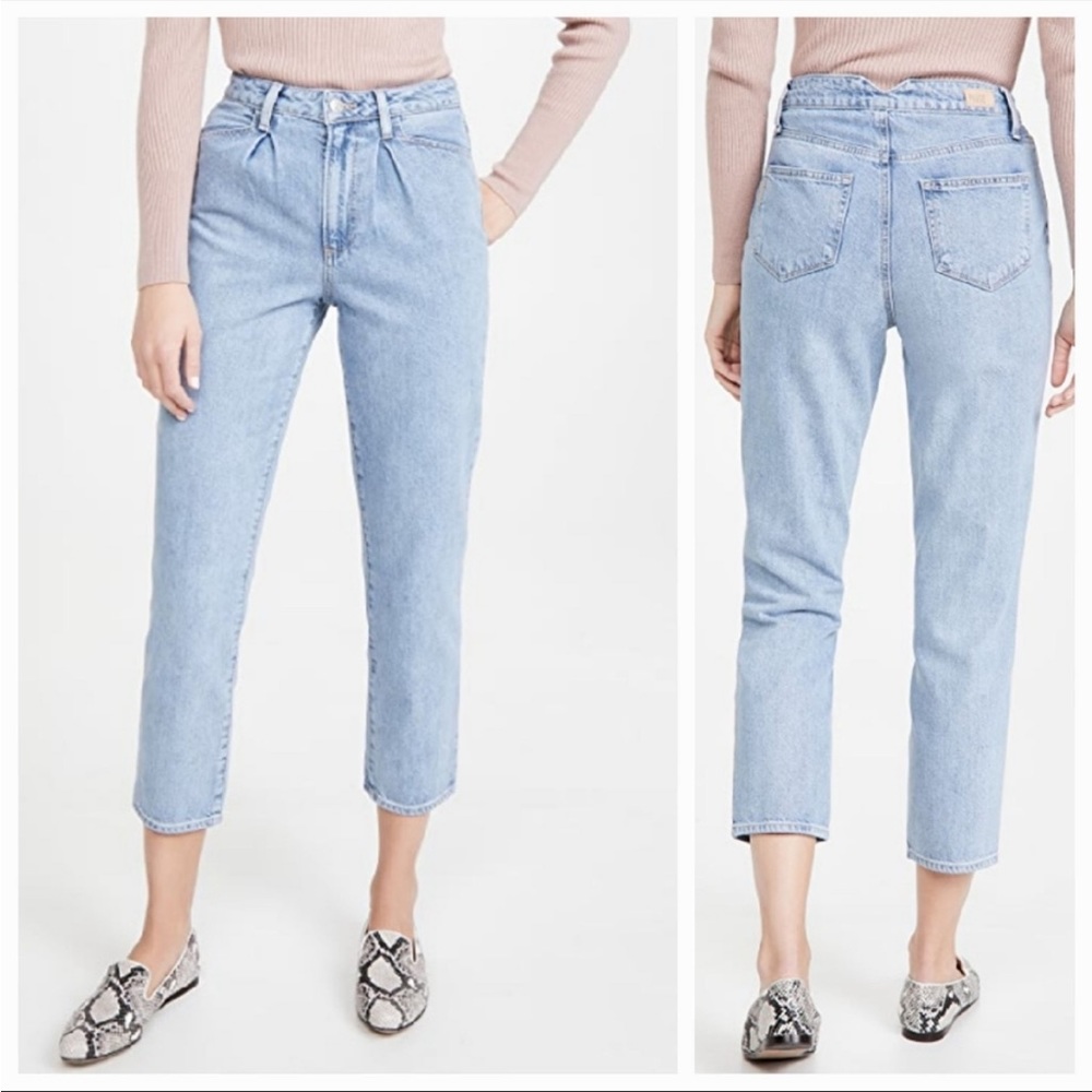 Paige Sarah Straight Ankle Jeans